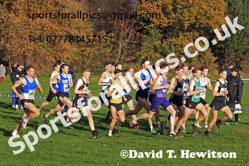 European Men's Short Course Relay Trials, 2023 British Athletics Cross Challenge, Sefton Park, Liverpool. Photo: David T. Hewitson/Sports for All Pics
